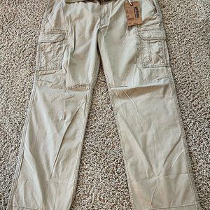 Mens Urban Pipeline Beige Cargo Pants 38X32 New with tags